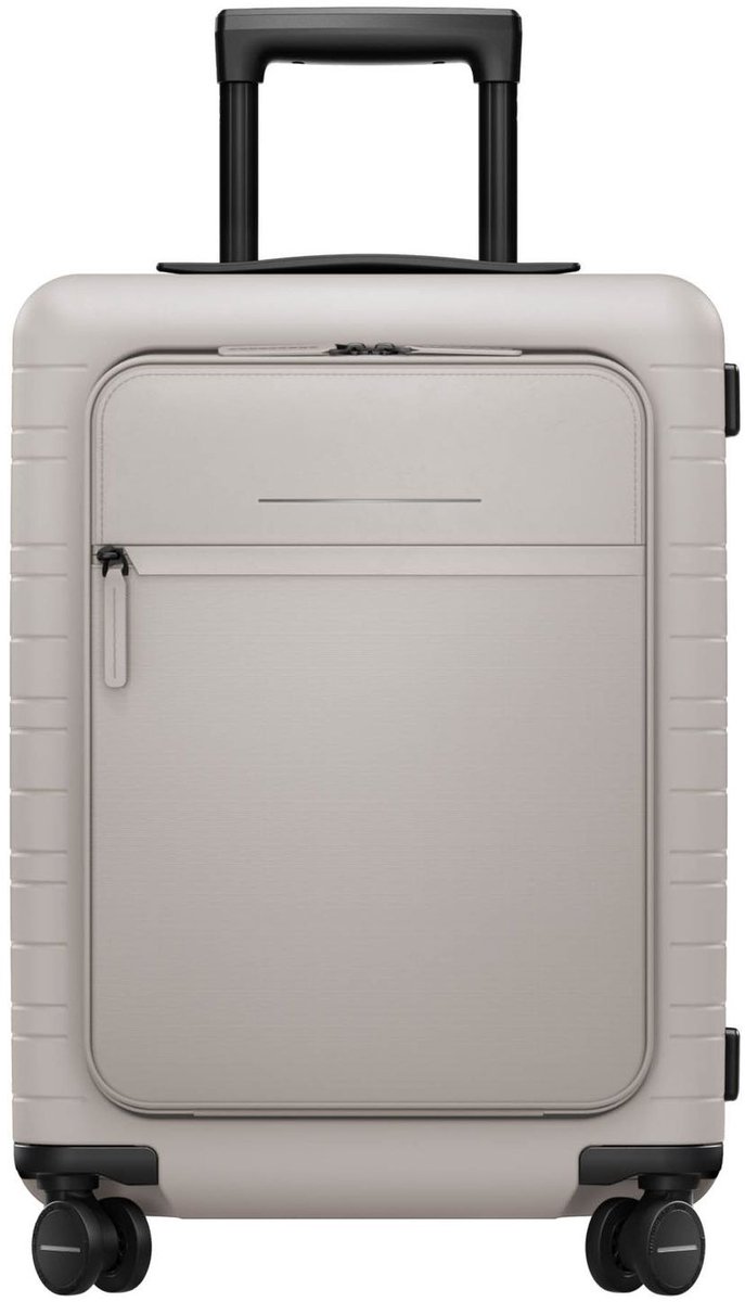 Horizn Studios trolley met laptopvak Essential M5 Cabin Trolley Sand Grey Taupe 55cm