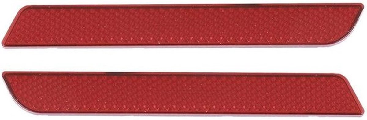 Zijmarkeringsreflector gloednieuw - Motorfiets-zadeltasreflector - Veiligheidswaarschuwing - Geschikt voor FLT/FLHT/FLHRC - 1 paar - ABS materiaal - Zadelzakreflector
