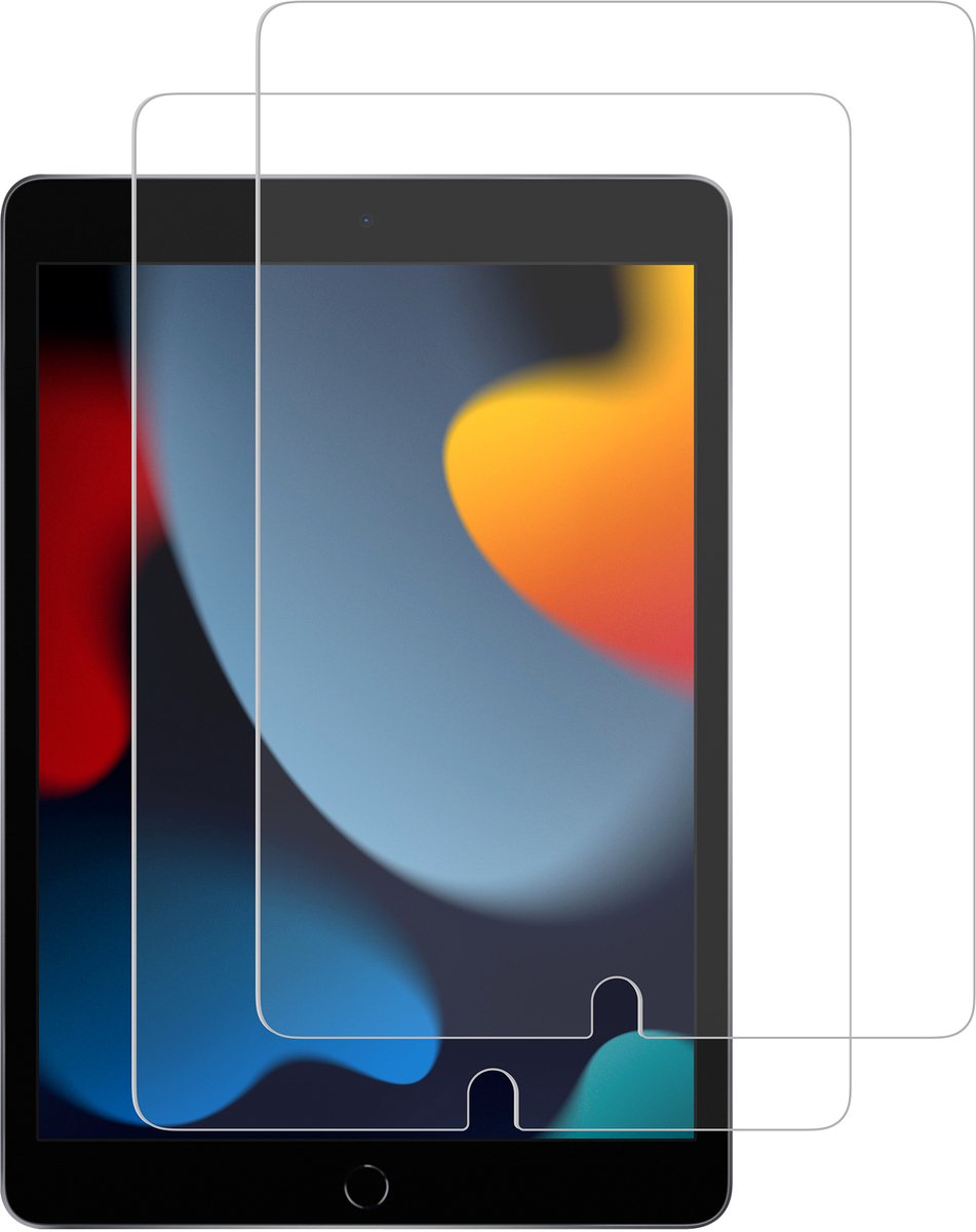 imoshion 2 Stuks Tablet Screenprotector - Geschikt voor iPad 9/8/7 10.2 inch (9e generatie 2021 / 8e generatie 2020 / 7e generatie 2019) - Gehard Glas - 2 Pack