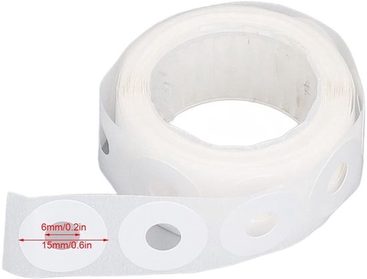 Gatenponsversteviger PVC Waterdicht - Reparatie Stickers - Perforatieversteviger - DIY Ontwerp - Beschermende Stickers - Voor Ordnergaten - Verstevigingsstickers