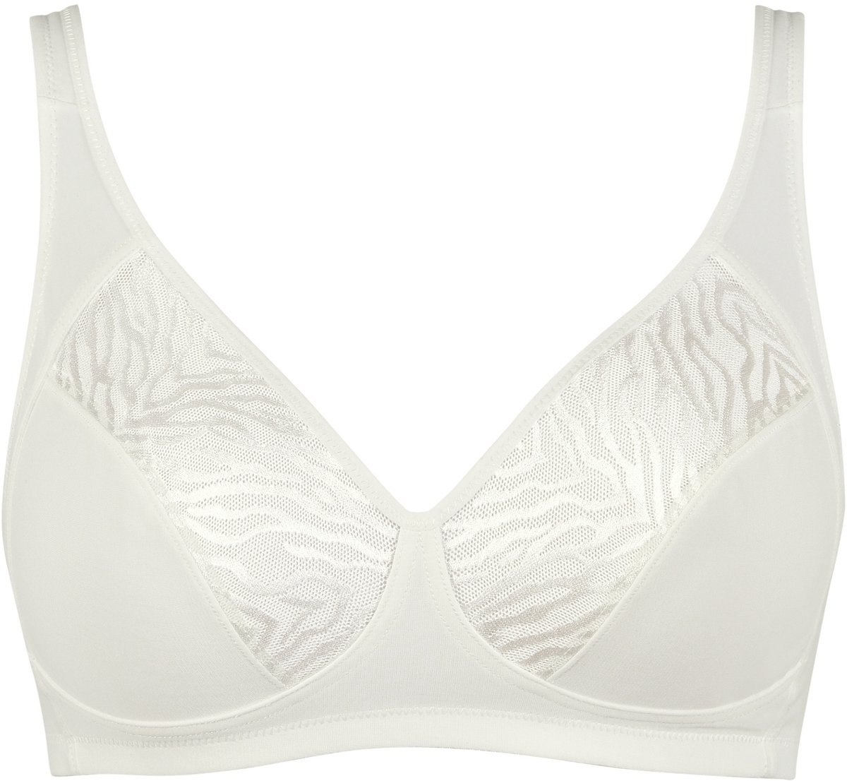 Naturana Soft bh jaquard print - Ecru - 86046