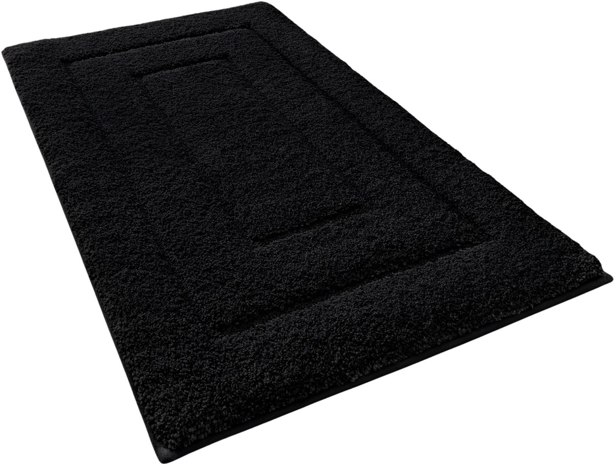 KIRA® Badmat Antislip Voor in Bad - Douchemat - Antislip Badmat - Zwart - 60cm x 40cm x 2cm