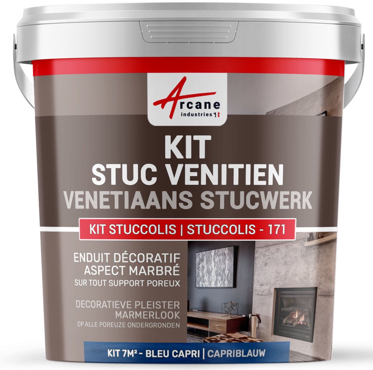 Venetiaanse decoratieve stuc kit - STUCCOLIS - 171