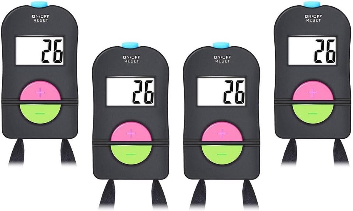 Digitale Handmatige Tellen met Lanyard, Elektronische Tellen voor Sport en Fitness, Ideaal voor Golf en Activiteiten