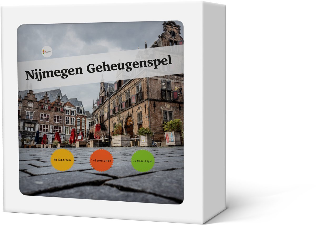 Geheugenspel Nijmegen - Kaartspel 70 kaarten - gedrukt op karton