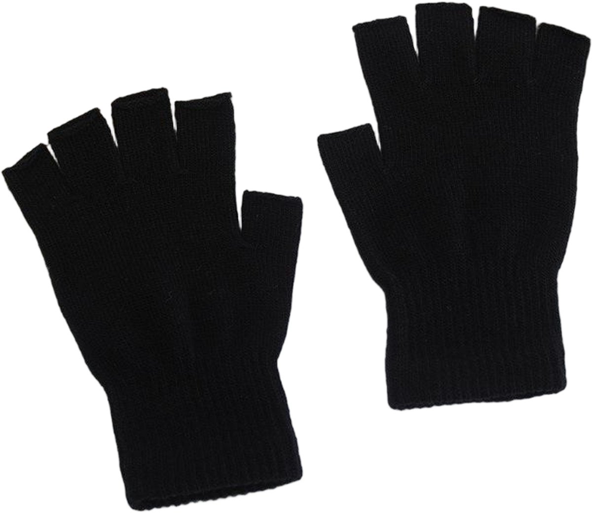 Go Go Gadget - Vingerloze handschoenen - Kort - One Size - 1 paar - Zwart