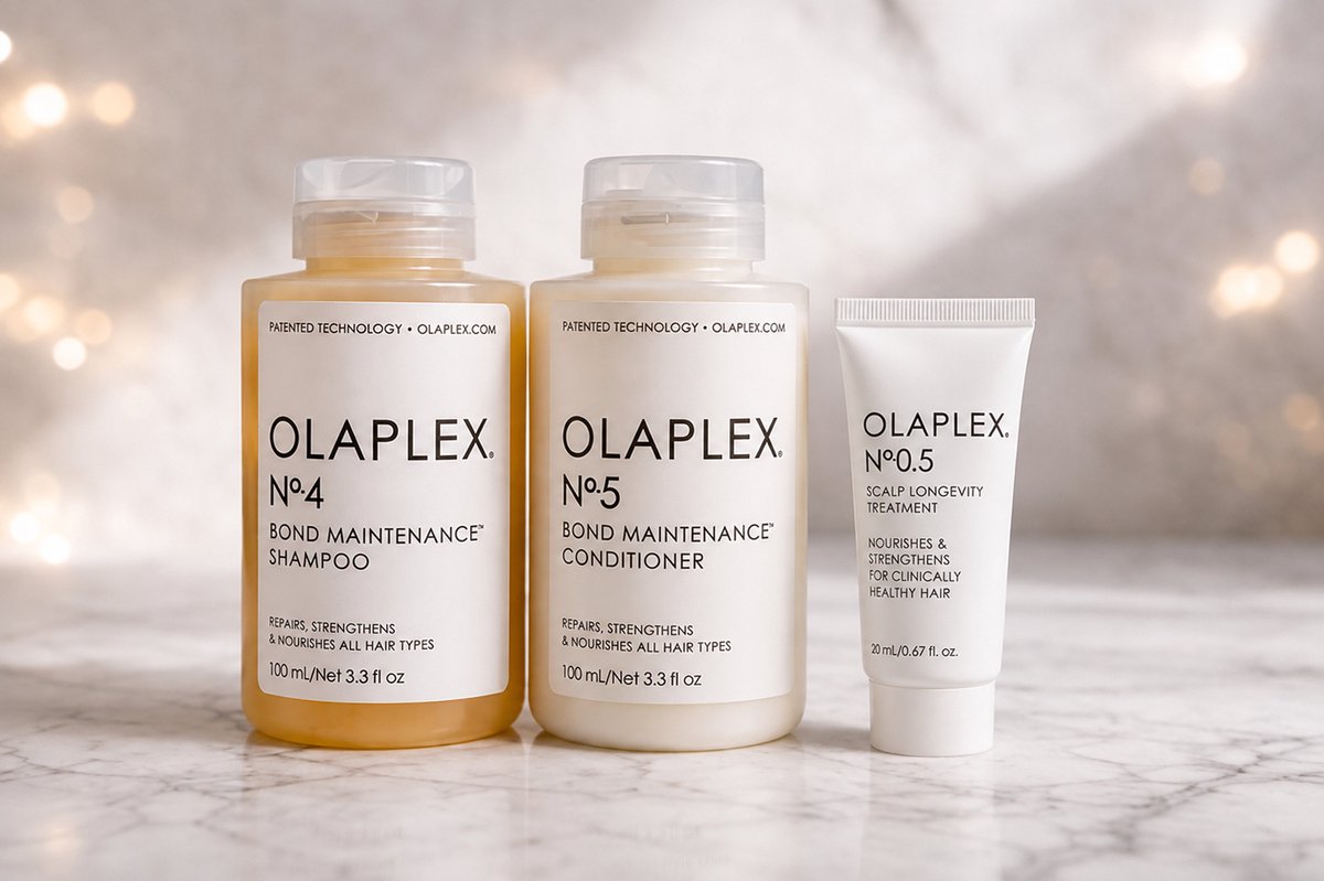 Olaplex No.4 No.5 No.0.5 Haarverzorgingsset Herstel Hydratatie en Hoofdhuidverzorging