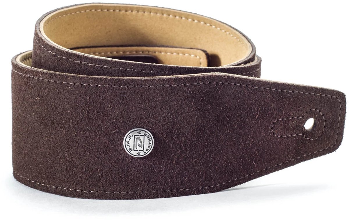 Dunlop BMF-S02 Suede Strap Mahogany - Gitaarband