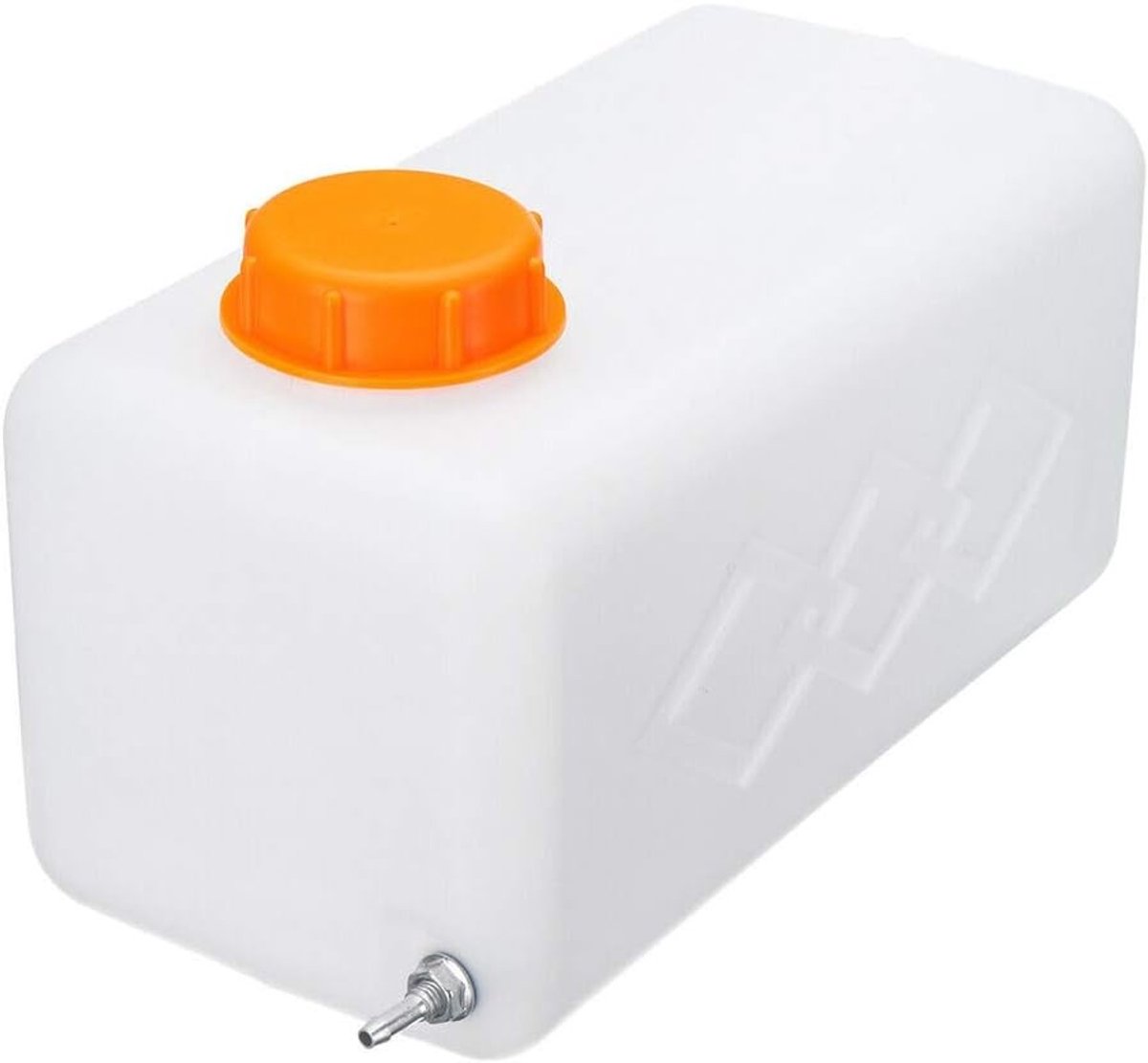 Vul uw auto aan met een 5.5 L plastic brandstoftank voor diesel en benzine, ideaal voor kachelaccessoires