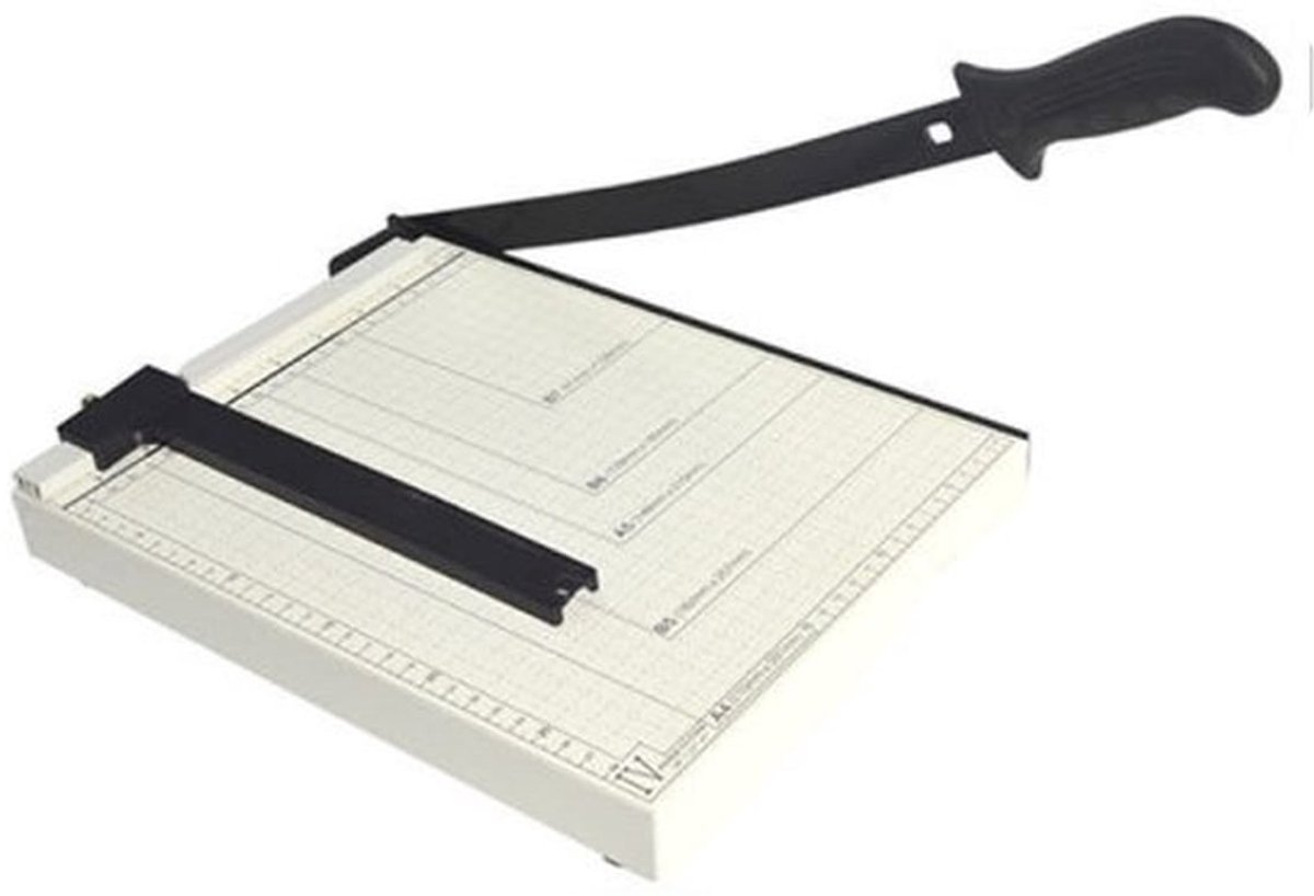 Papiersnijder Heavy Duty - Handmatige Papiersnijder - Stalen Snijmes - A4/A3 Snijlengte - Duurzaam - Nauwkeurige Schaal - Guillotine