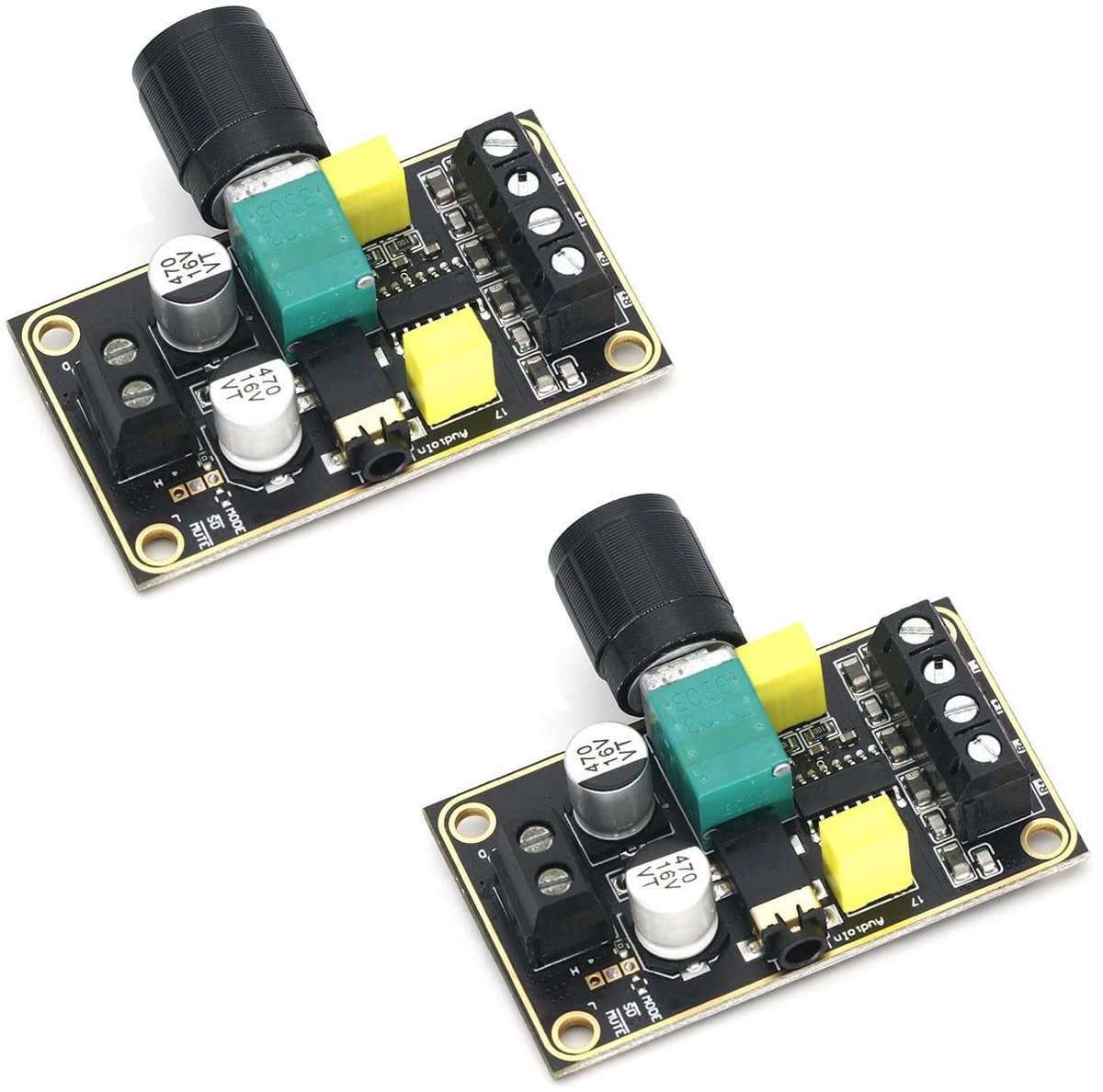 Solidchoice - Dubbelpak PAM8406 Digitale Versterker Module voor Audio