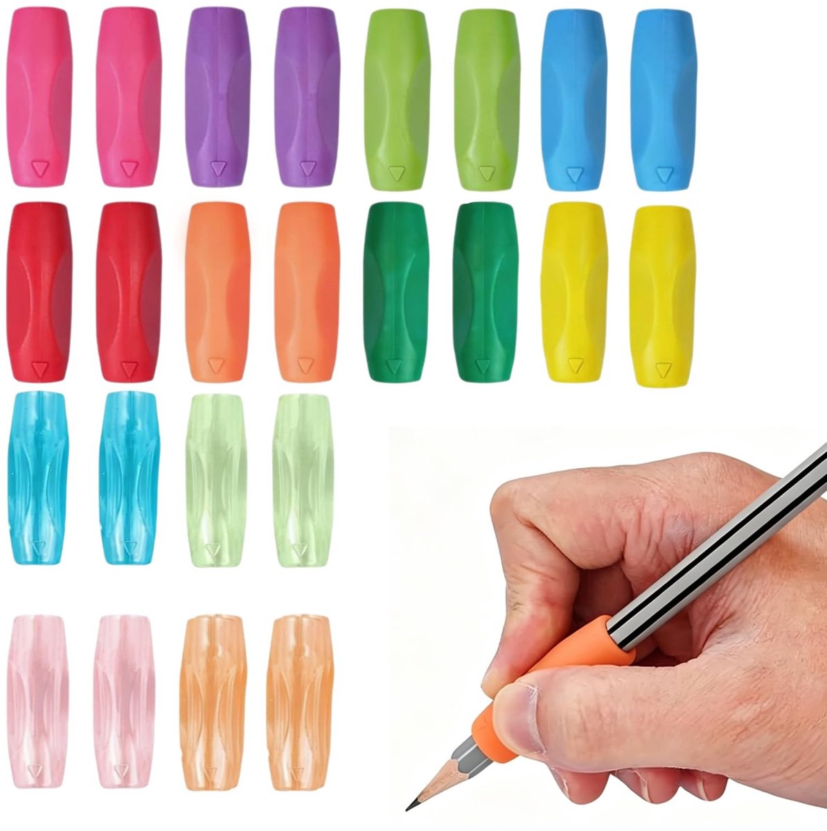 Solidchoice - Set van 24 Ergonomische Schrijfhulpen