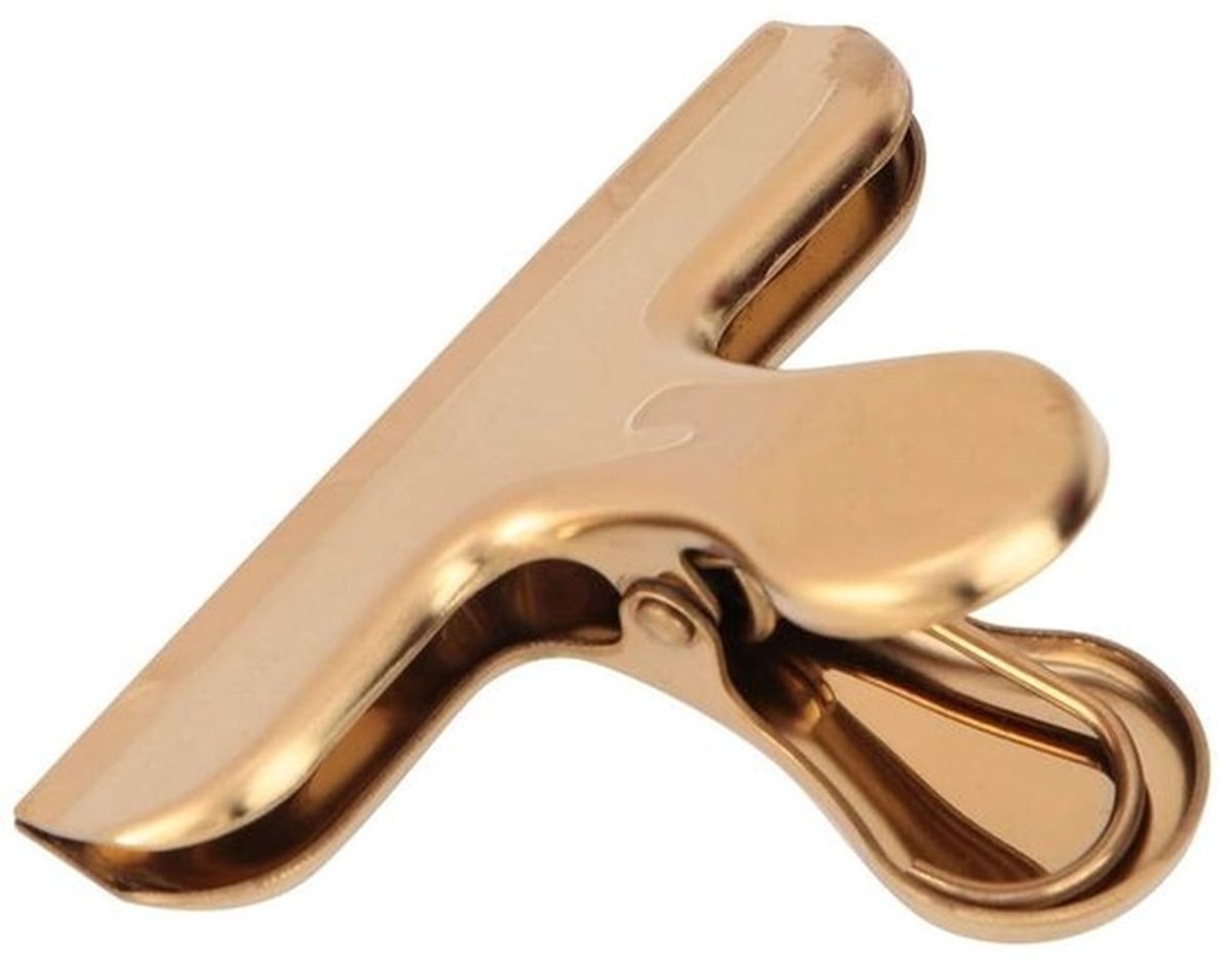 Bulldog Clip Roestvrij Staal - Vintage Retro Stijl - T-vorm - Grote/Lange Vorm - Kleine/Lange Vorm - Duurzaam en Veilig - Papierclip