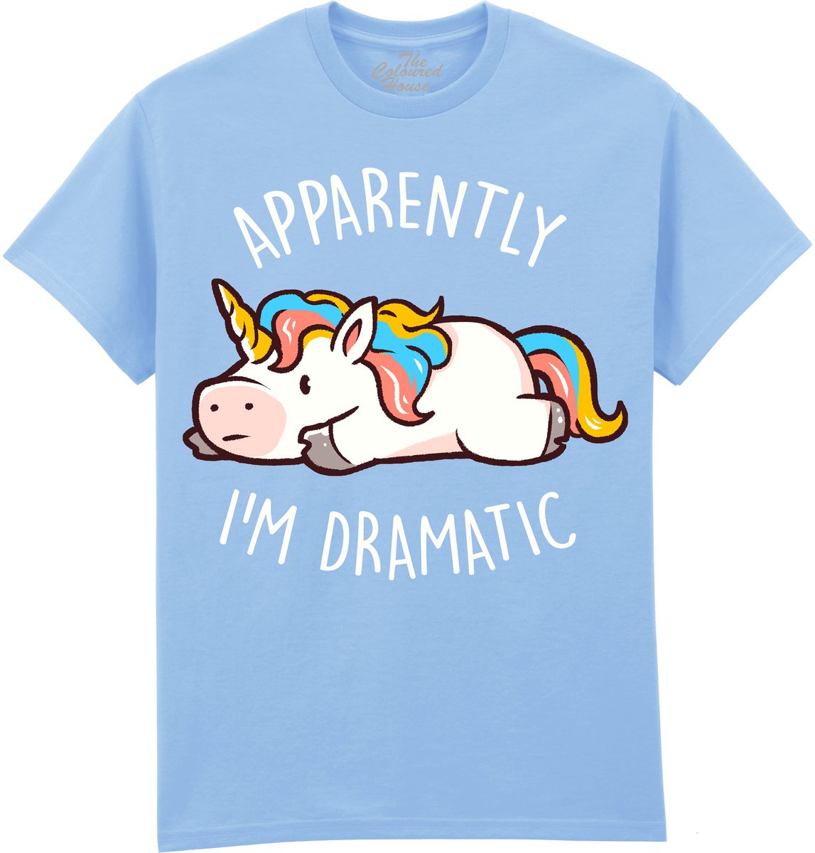 Eenhoorn Apparently I Am Dramatic The Coloured House T-shirt XXL