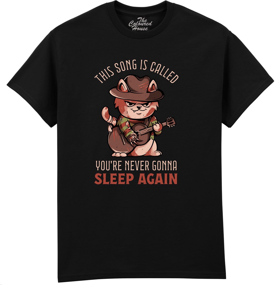 Kat Never Sleep Again Song The Coloured House T-shirt 3XL