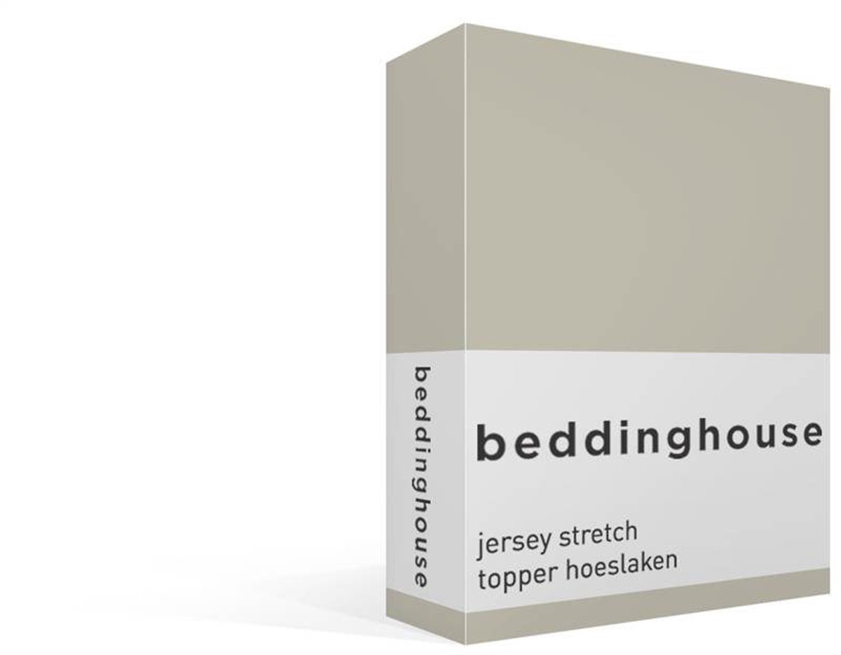 Beddinghouse katoen - Topper Hoeslaken - 140 x 200/220 cm Pocket depth: 25 cm - Zand