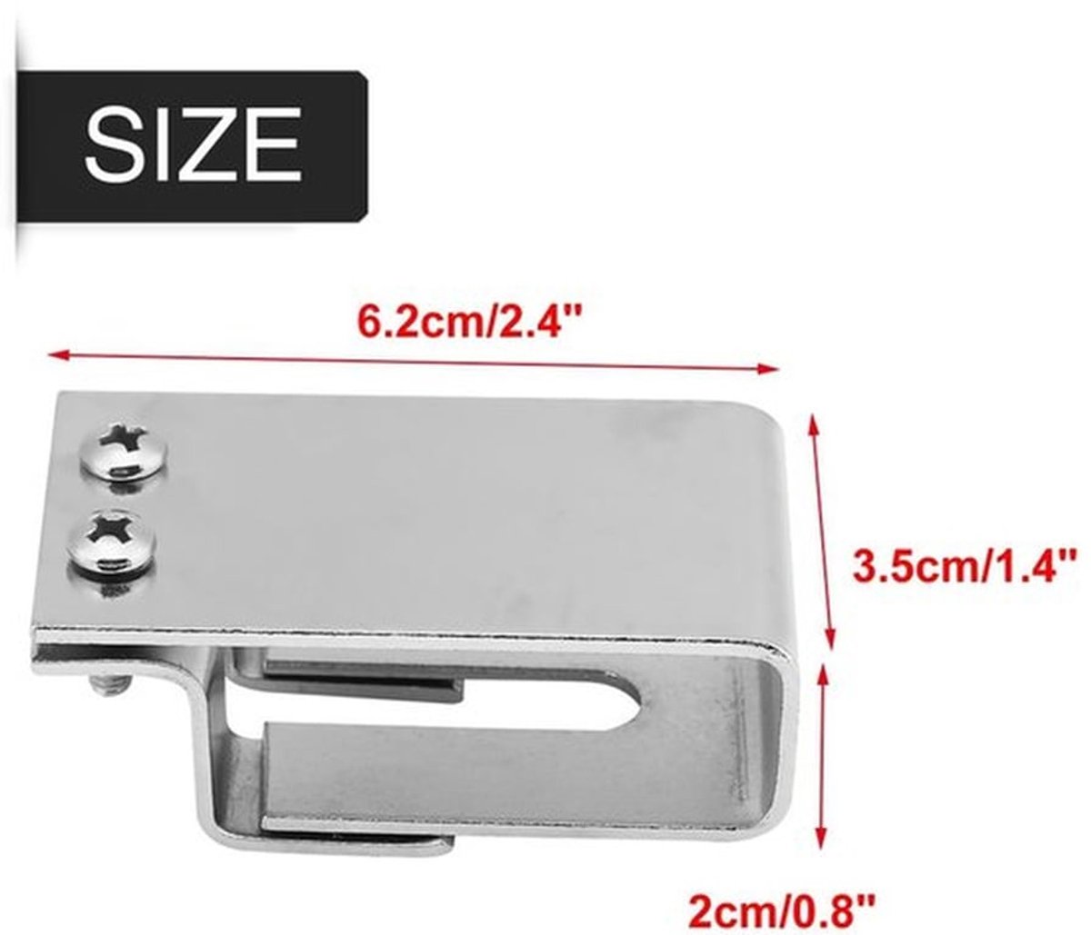 Versnellingskabel Clip - Metaal - Zilver - Reparatie Systeem - Klem - 6.2 * 3.5 * 2cm - Compatibel met OE/OEM-nummers - Schakelstang
