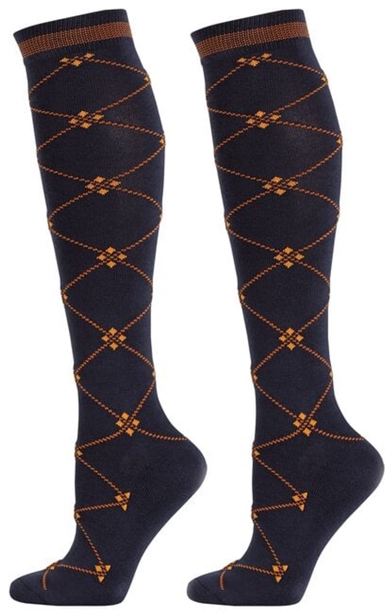 Harry's Horse - Sokken Oakley - Blueberry - Maat 36-40 - Set van 6 paar sokken