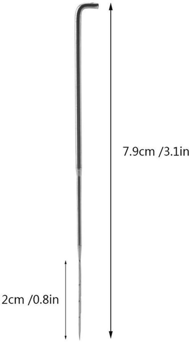 Viltnaaldenset 100-delig - Wolnaaldengereedschap - Precisiegereedschap - Koolstofstaal - Duurzaam materiaal - Essentieel voor kunstenaars - Naaldset