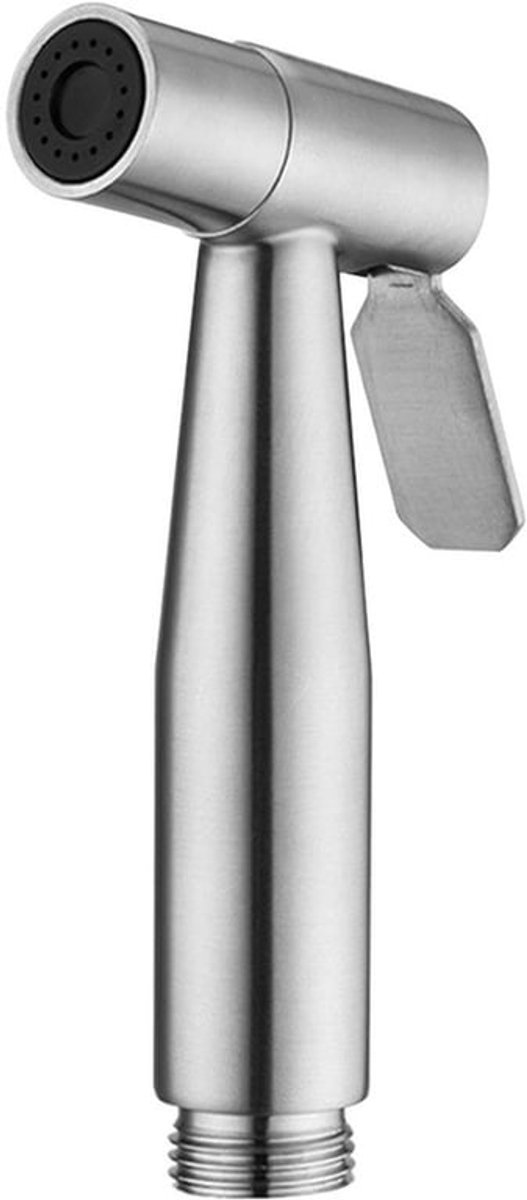 Handbidet Roestvrij Staal 304 - Handdouche - Hygiëne - Toiletpapier - Luierreiniging - Instelbare Waterdruk - Bidetdouche