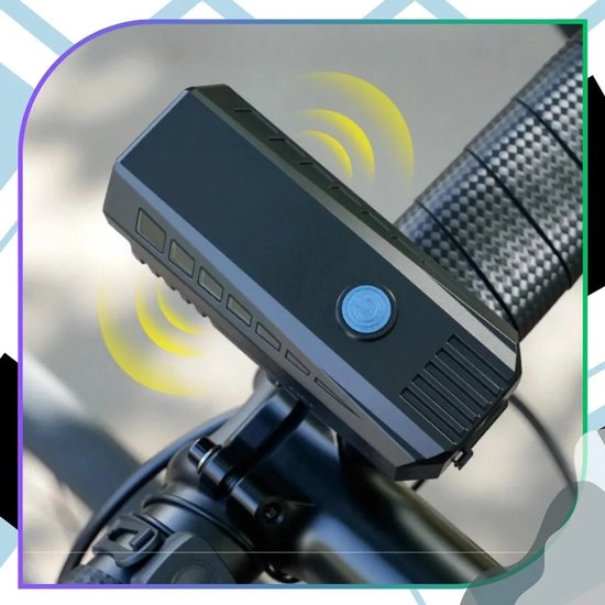Krachtige LED-fietslamp met bel, 4 lichtstanden en een krachtige zaklamp voor nachtelijke ritten. — afbeelding 5