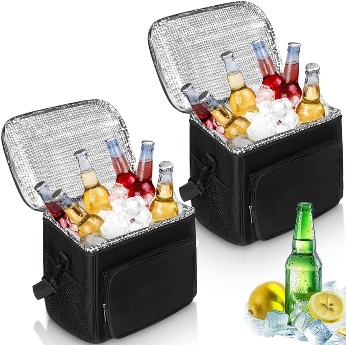 Vouwbare thermotas voor lunch en picknick, geïsoleerde tas, klein en praktisch voor onderweg