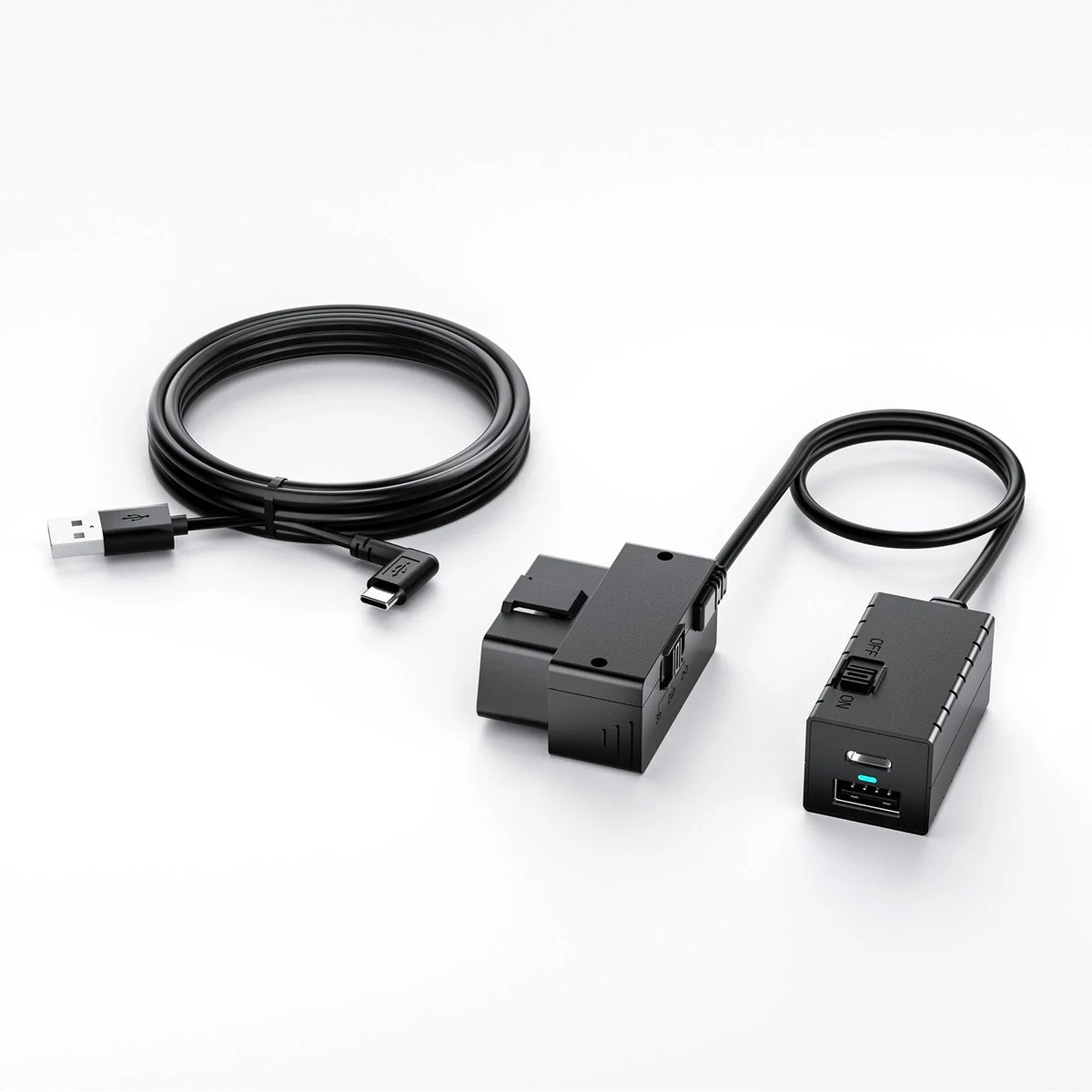 VIOFO OP100 - OBD-II Stroomkabel - USB-C - 3,5 Meter - 24 Uur Parkeermodus - Dashcam Voeding - OBD-II Aansluiting