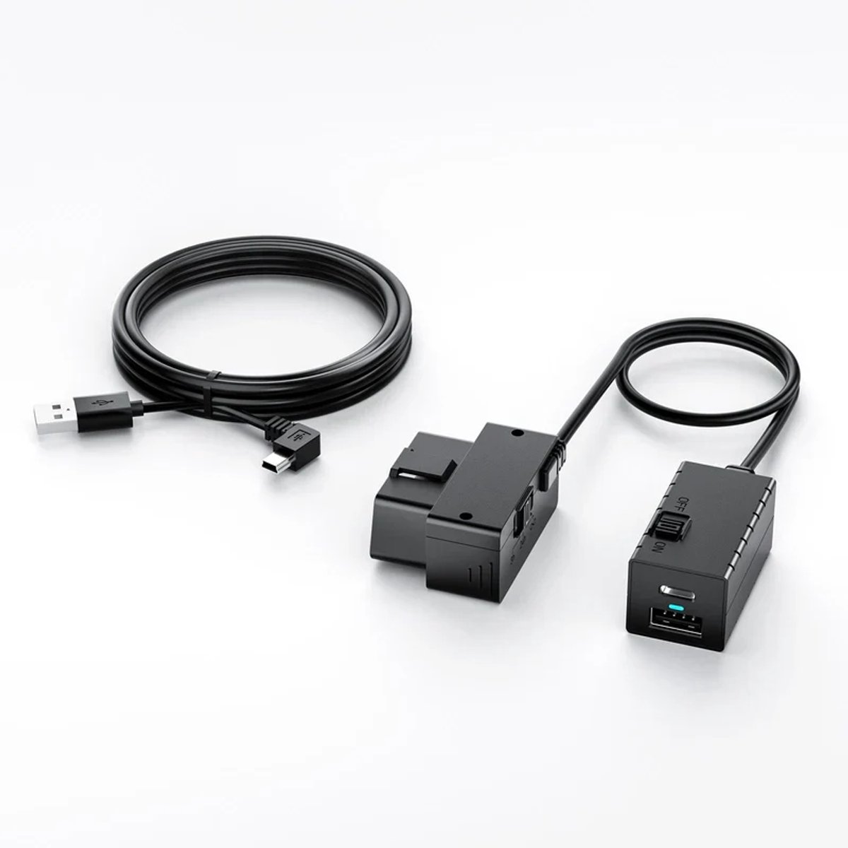 VIOFO OP100 - OBD-II Stroomkabel - Mini-USB - 3,5 Meter - 24 Uur Parkeermodus - Dashcam Voeding - OBD-II Aansluiting