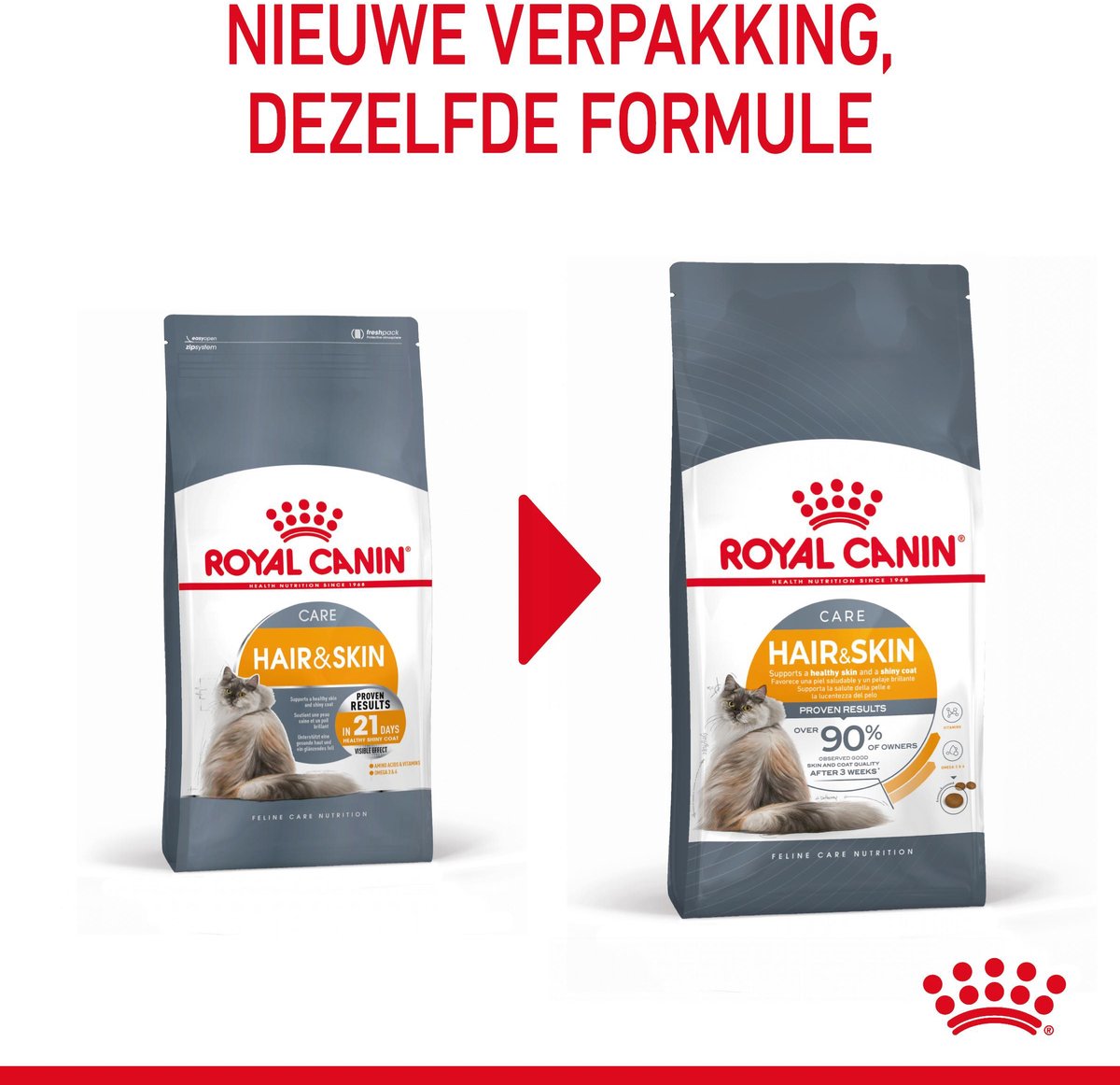 Bol.com Royal Canin Hair & Skin Care - Kattenvoer - 2kg - Huid en vacht aanbieding