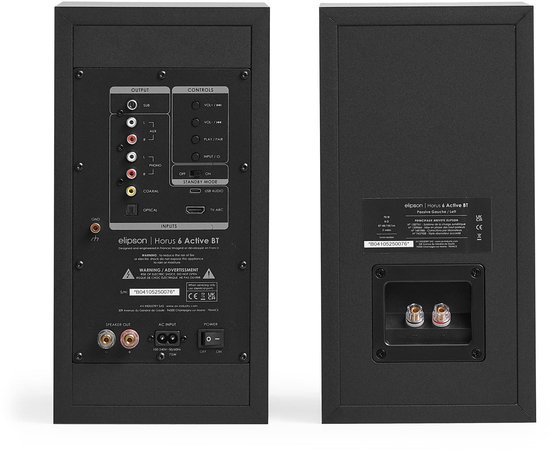 Elipson Horus 6B Active BT - Zwart — afbeelding 2