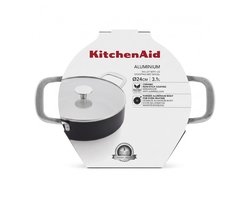 KitchenAid Open - Hapjespan met handvatten - 24 cm - Alle Warmtebronnen