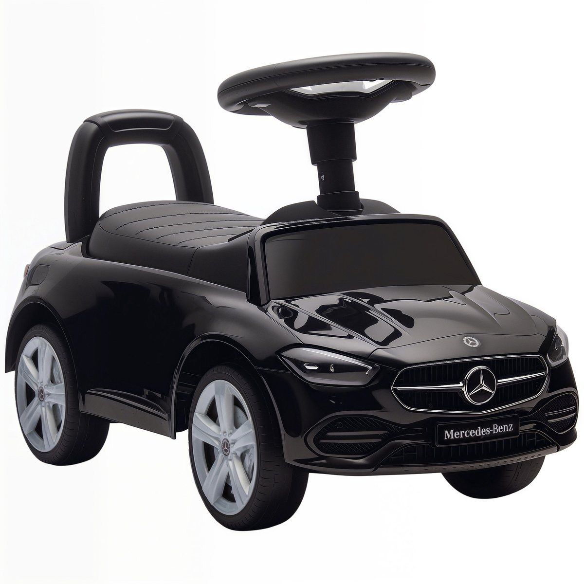 AIYAPLAY Kids Sliding Car-Kunststoff, Stahl-65L x 28B x 39H cm-Schwarz