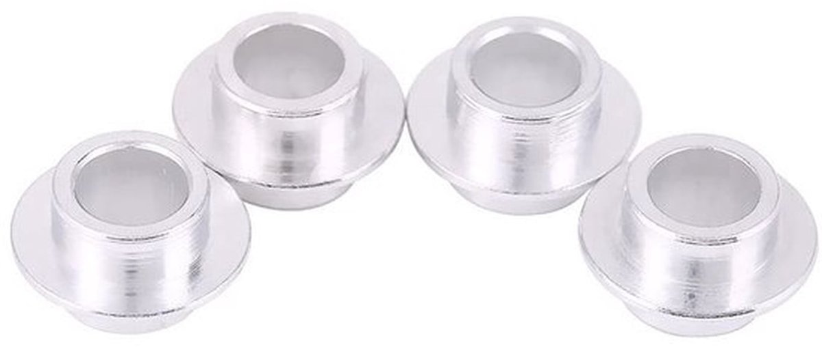 Afstandhouders 15 Stuks - Roestvrij Stalen Glijders - Reserveaccessoires Rolschaatsen - Praktisch en Duurzaam - Binnendiameter 8 mm - Skate Onderdelen