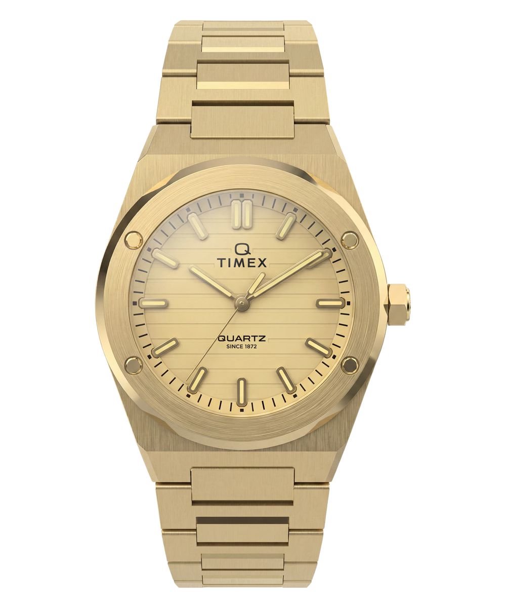 Timex Q Timex Marbella TW2Y82000 Horloge - Staal - Goudkleurig - Ø 34 mm