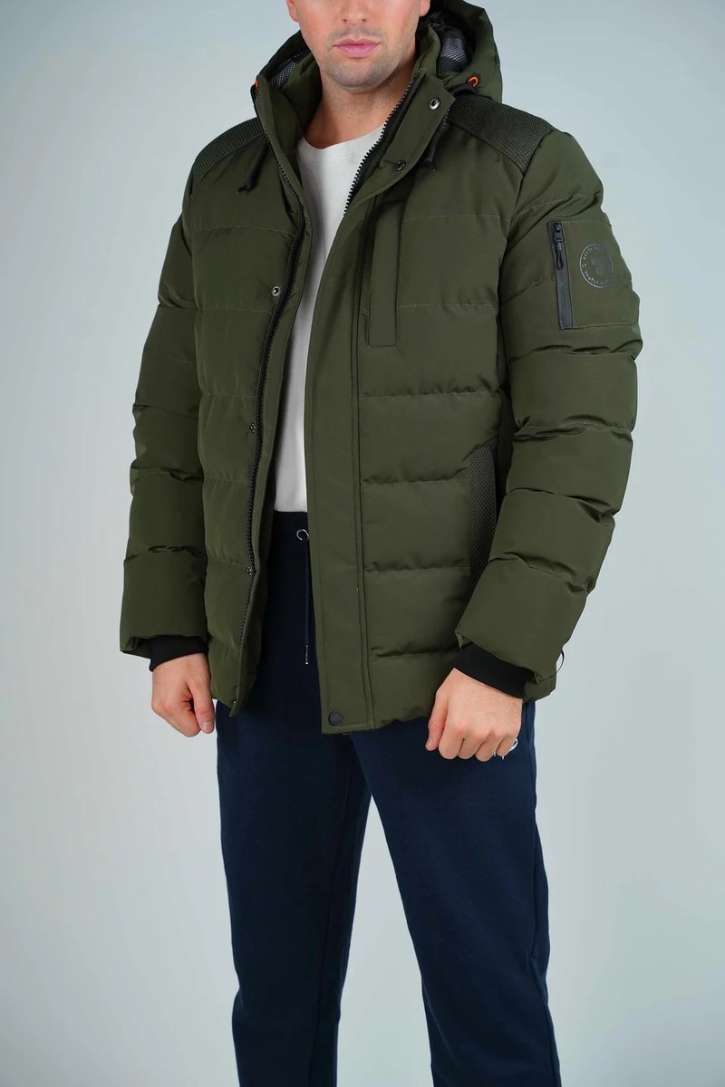 Redskins Cartel Juarez - Winterjas Heren - Gewatteerd - Kaki - XL / 52