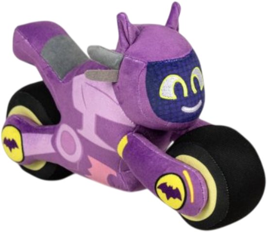 DC Comics Batwheels (Paars) Pluche Knuffel 28 cm - Speelgoed Knuffels voor Kinderen Jongens Meisjes - Batman Superheld Plush Toy