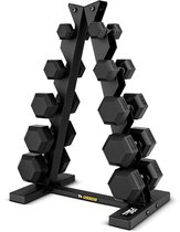 Trex Sport TX-055DR – Halterstandaard – Halterrek Voor Halters – Professioneel Haltersteun – 10 Niveaus – Max. 150 kg