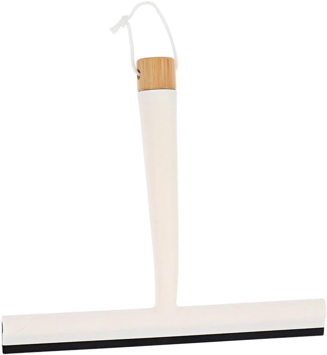 Tendance Douchewisser - 25 cm - Bamboe Handvat - Wit
