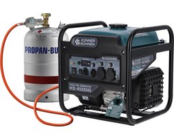 Dual Fuel Invertergenerator Könner & Söhnen KS 4500iG - 4,5 kW - benzine en LPG