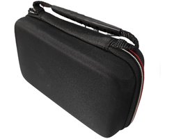 Luxe Aero-case Etui Hoes geschikt voor Nintendo New 3DS XL - 3DS XL - 2DS XL - DSi XL - Zwart-Nylon