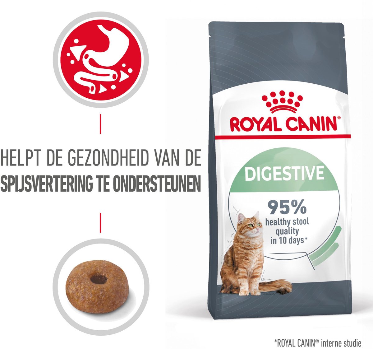 Bol.com Royal Canin Digestive Care - Kattenvoer - 4kg - Bij spijsverteringsproblemen aanbieding