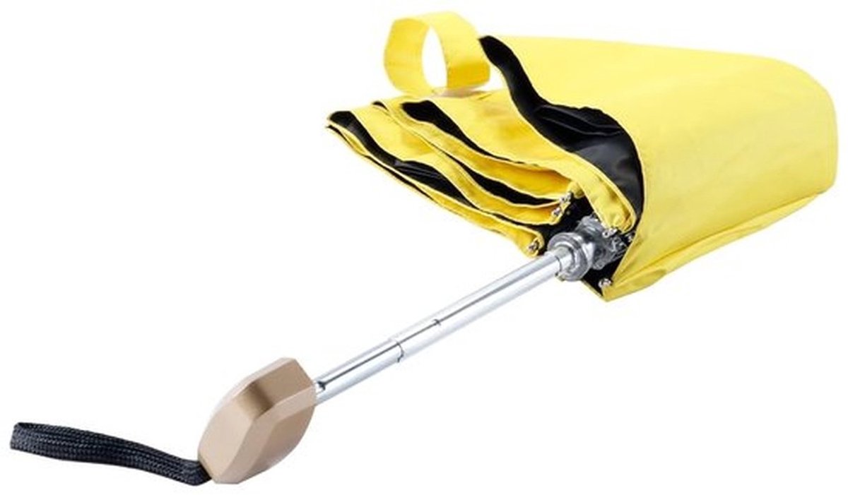 Opvouwbare Paraplu Mini - Lichtgewicht 258 g - UV-bescherming - Compact 18 cm - Robuuste Aluminium Baleinen - Handmatige Opening - Reisparaplu