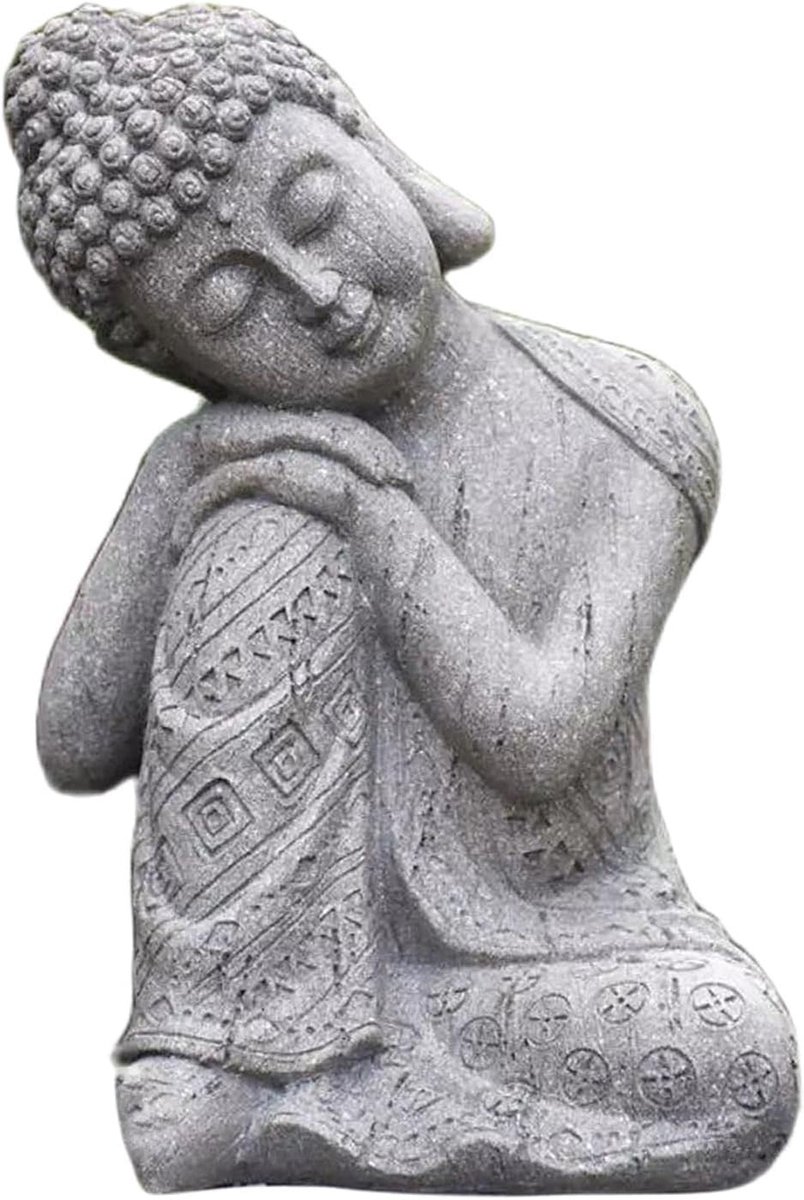 Slaap Buddha Beeldje Ornament voor Binnen en Buiten - Decoratie voor Huis, Tuin en Terras
