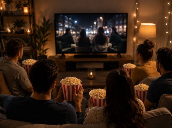 Elektrische Popcornmachine 1200W – Vetvrije Hete Lucht Bereiding – Rood/Zwart — afbeelding 2