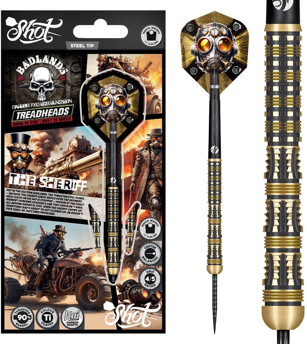 Shot Badlands The Sheriff 90% - Dartpijlen