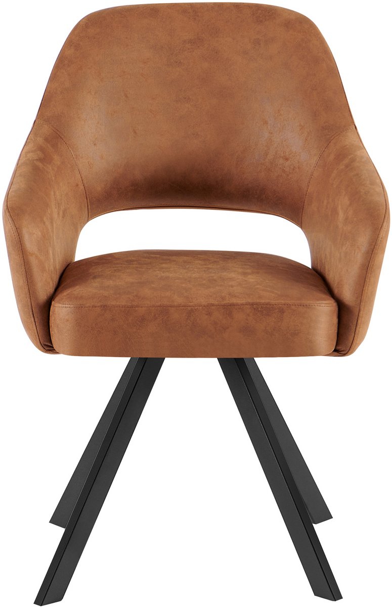 Benoa Eetkamerstoel Emilie CEP 01 Cognac - eetkamerstoelen set van 2 Naturel