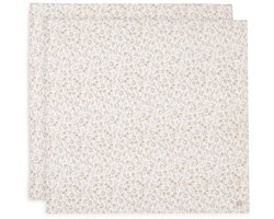 Jollein - Hydrofiele Doek Large 115x115cm - Inbakerdoek - Zacht Katoen - 2 Stuks - Bloomy