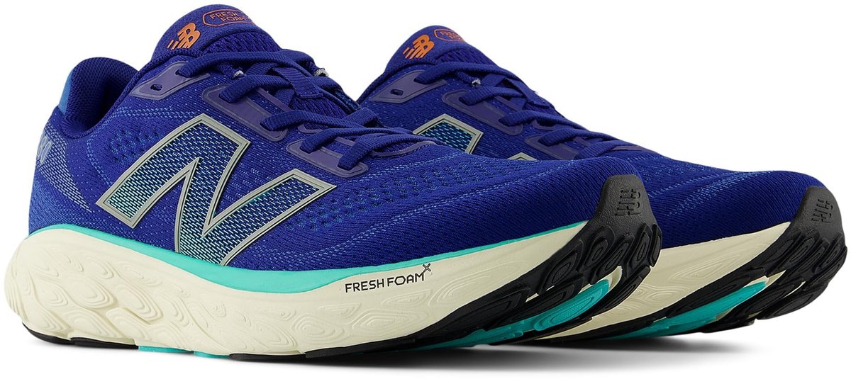 New Balance 880 V14 Heren Hardloopschoenen Inkwell Cyber Jade Dark Metallic Zilver