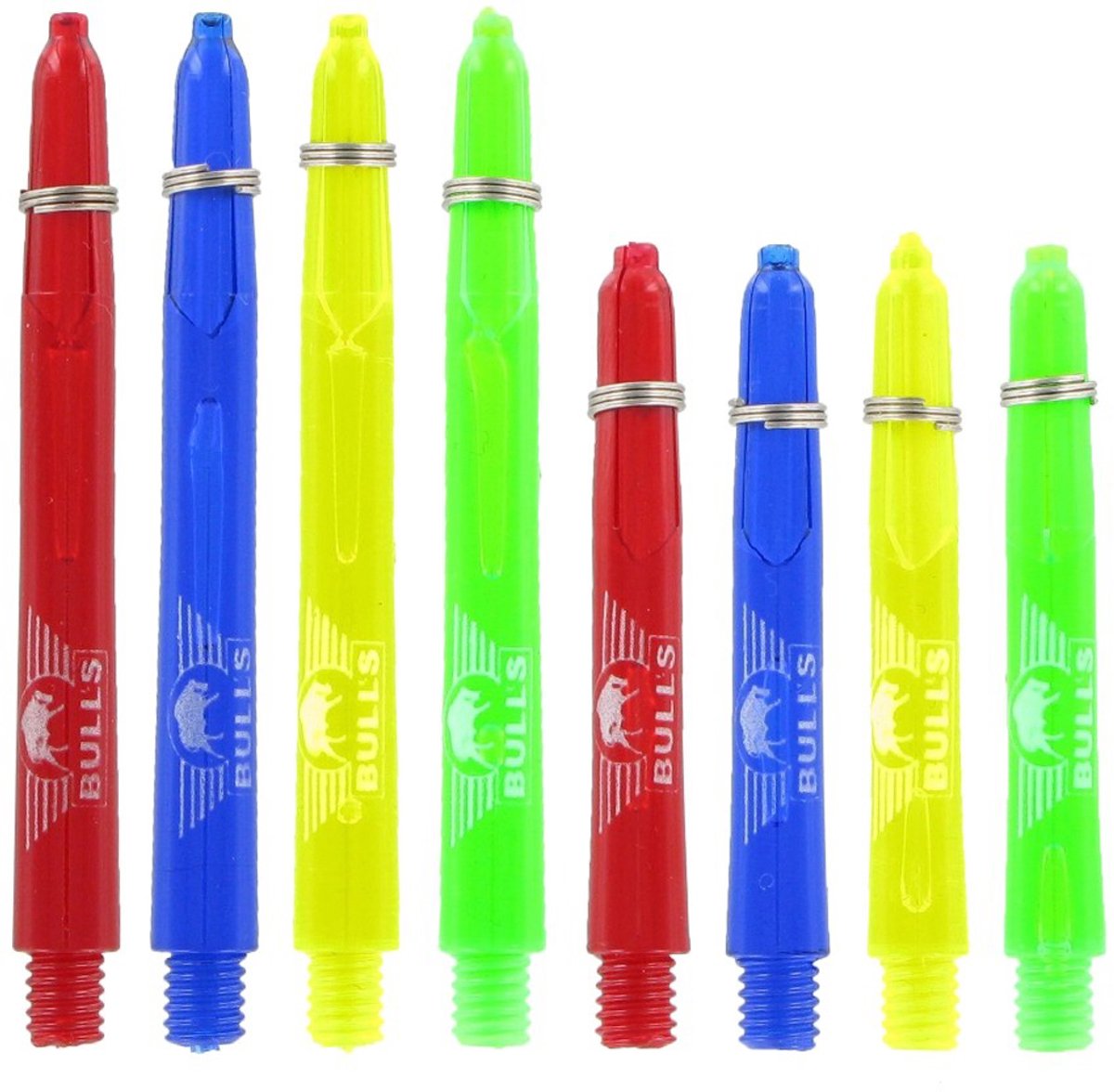 Bull's Nylon Glowlite Yellow - Dart Shafts Short