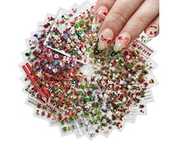 Nagelstickers - 30 vellen - Kerst nagelstickers - Zelfklevend nageldecoratie - Nagelstickers Nail Art - Nail Decals - Nail art set - Nail Wraps - Nagel Decoratie - Christmas Charm - Kerst Nagels - Kerst Cadeau - Multi